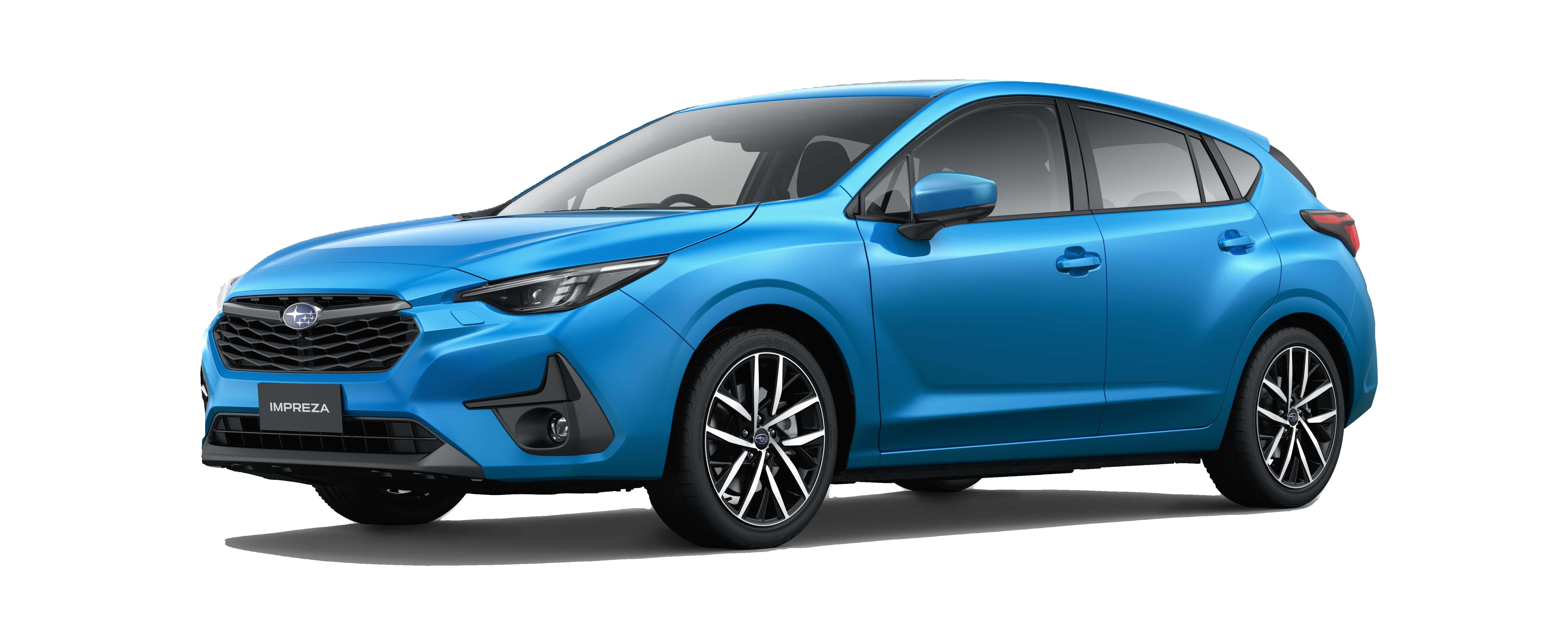 Subaru Impreza hatch 2023 montážne body